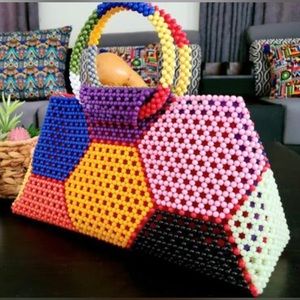 Shebbah Handmade Beaded Handbag